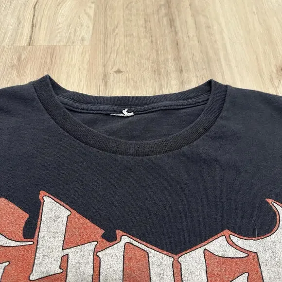 GHOST Band T Shirt Thrashed Distressed Men’s Large Faded Papa Emeritus III 21x25 - Picture 7 of 15